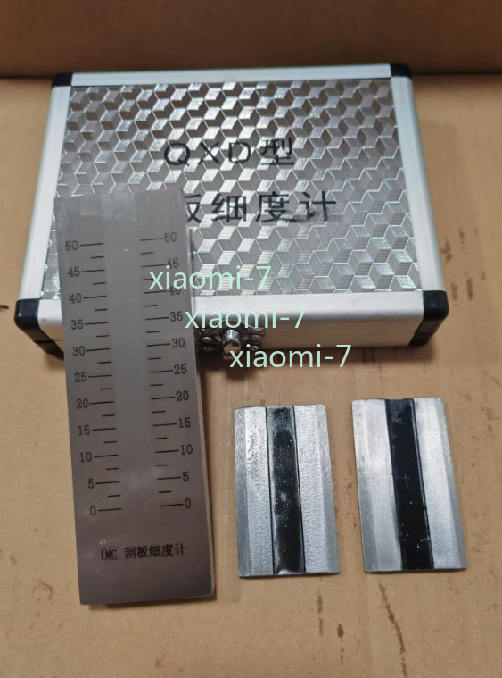Stainless Single Groove Fineness Plate Fineness Gauge 0-25/0-50/0-100/0-150um