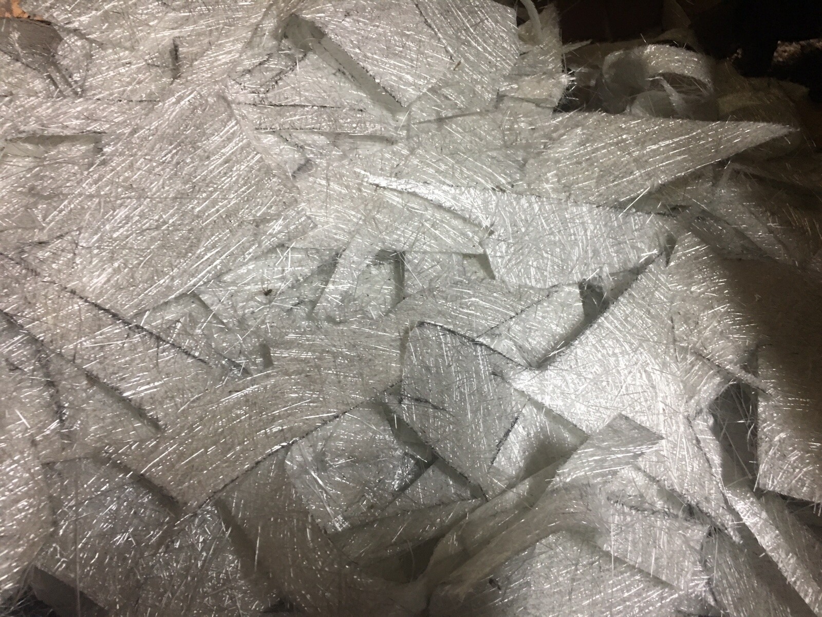 1 Lb Of Scrap Fiberglass Clean 1.5 Oz Mat Rc Boat Repair