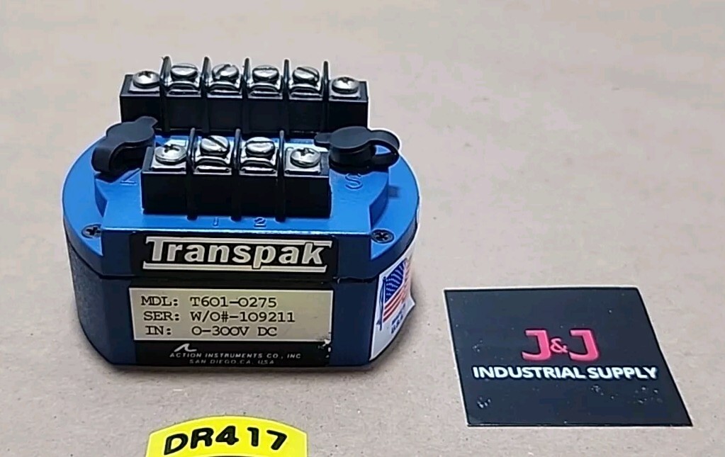 *PREOWNED* Action Instruments Transpak T601-0275 Transmitter 0-300Vdc + Warranty
