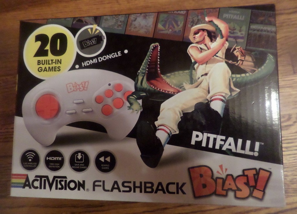 Activision Flashback Blast! Pitfall River Raid Atlantis HDMI Retro Video Gaming
