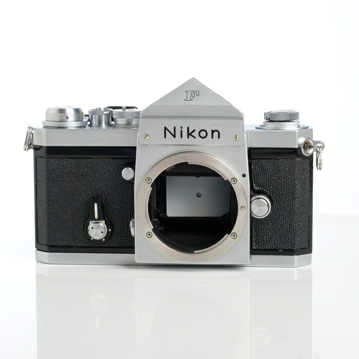 Nikon New F Eye-Level Silver 35mm SLR Film Camera Body Only from Japan E0714