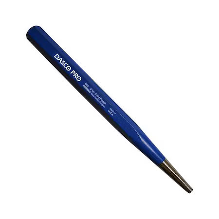 Dasco Pro 566 Solid Punch, 3/16 Tip X 7" L