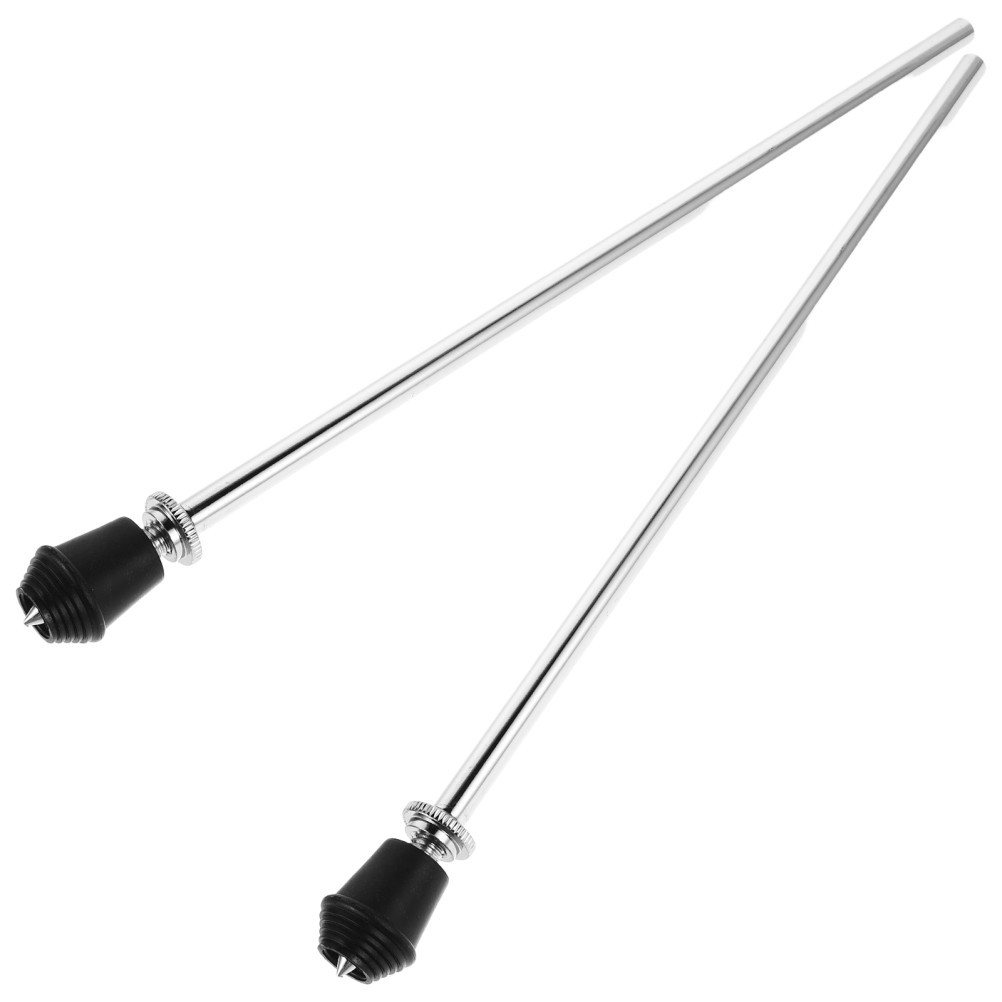 2Pcs Versatile Aluminum Drum Leg Bracket for Floor Drum Silver Durable