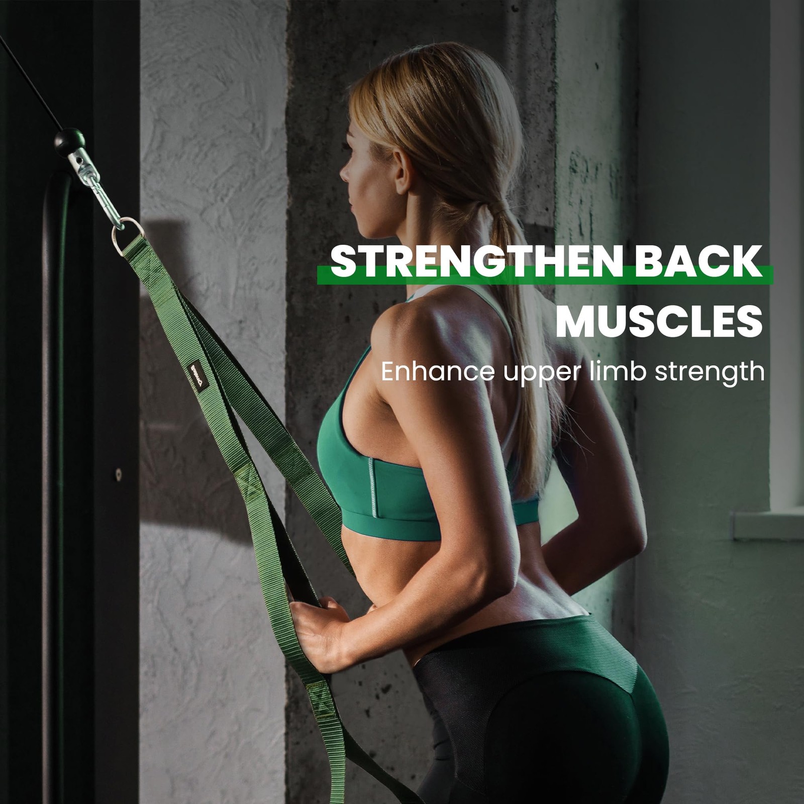 Tricep Rope Cable Attachment Handles Tricep Pull Down Attachment for Cable Ma...