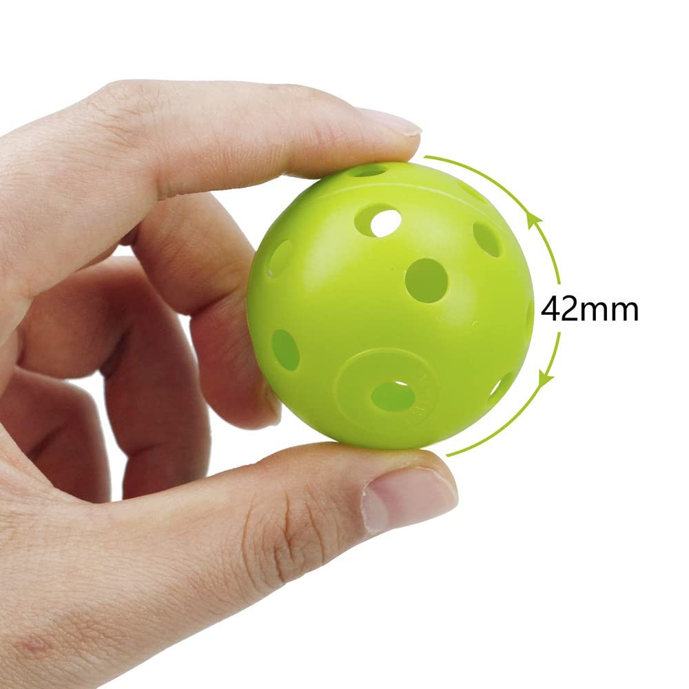 100 Pack Practice Golf Balls Airflow Hollow Plastic Golf Balls Practice Train