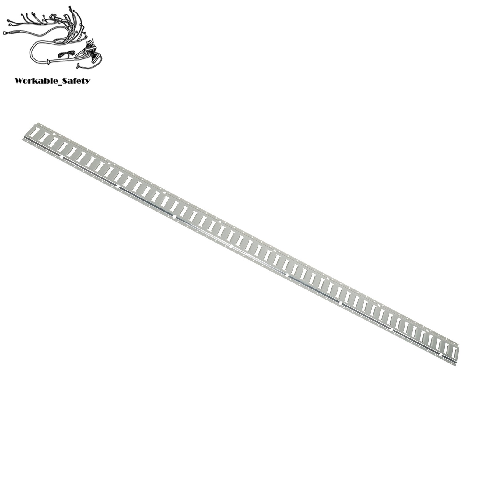 Silver 28 Pack 8 Foot E Track Rails Zinc Plated Steel For Cargo Trailer Tie Down