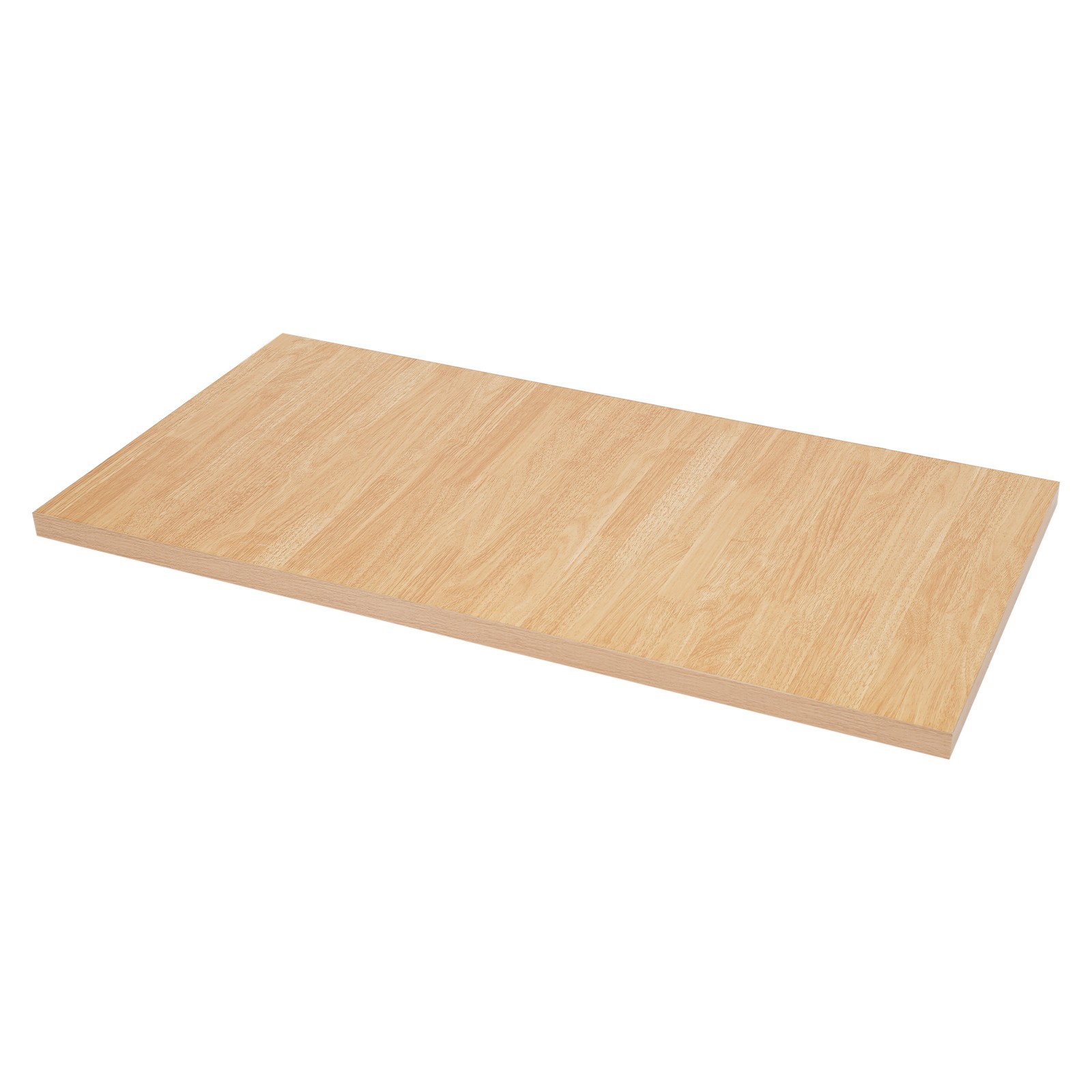 Wood Color Tabletop Rectangular Countertop Compatible With Various Table Leg