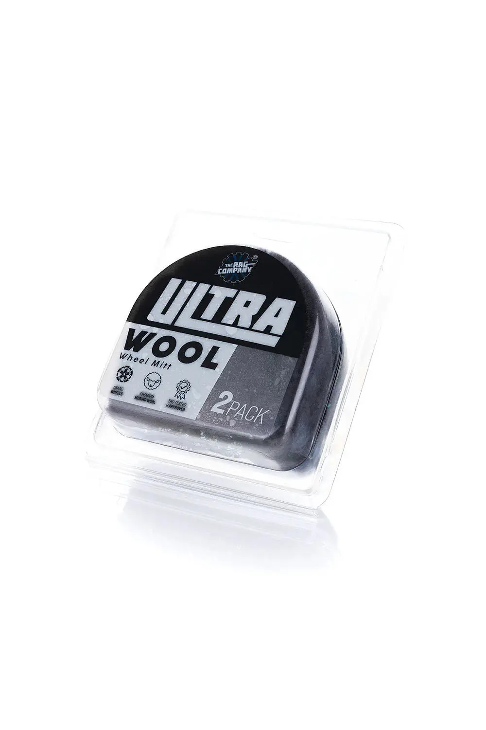 Ultra Wool Wheel Mitt - Grey (2 Pack)