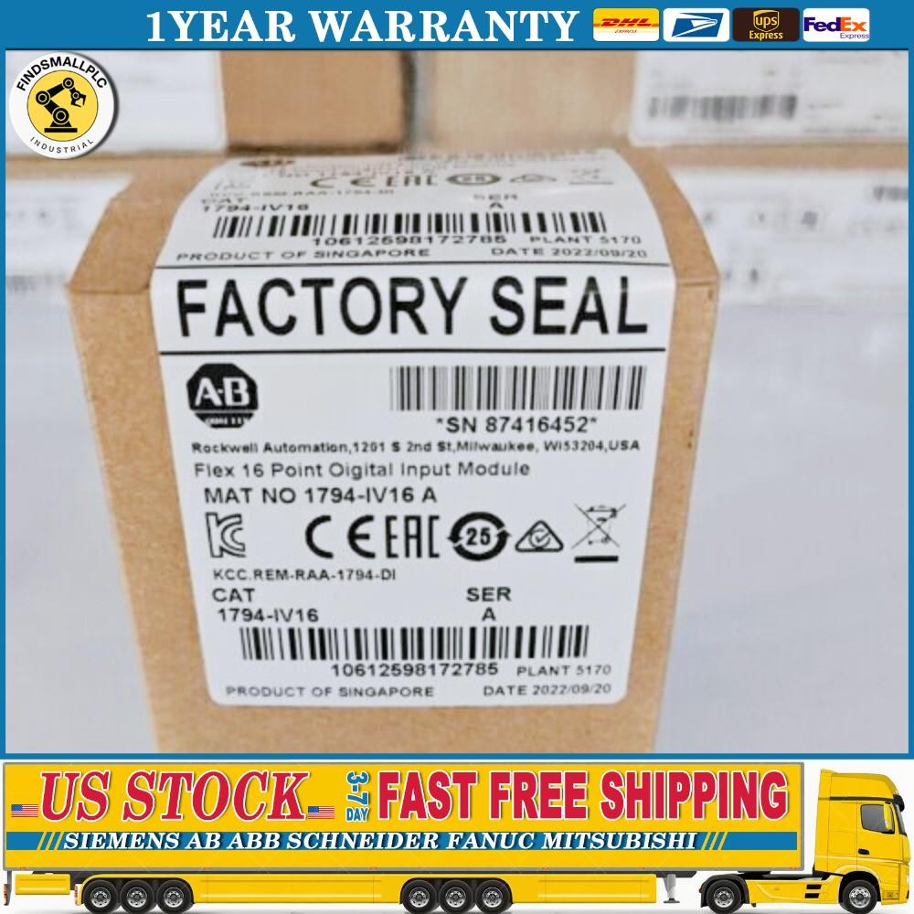 New AB 1794-IV16 Flex 16 Pt Digital Input Module AB 1794IV16 US Free Tax