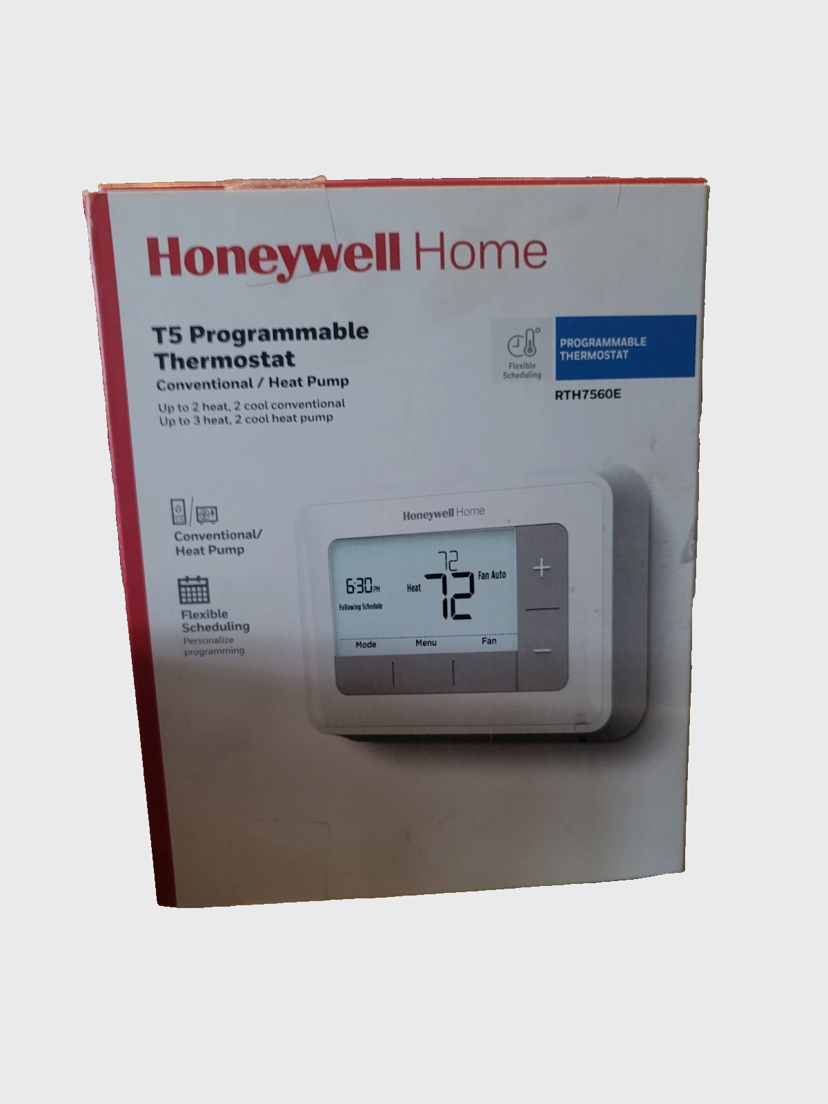 Honeywell T5 7-Day Programmable Thermostat (RTH7560E1001). NEW. FREE SHIPPING