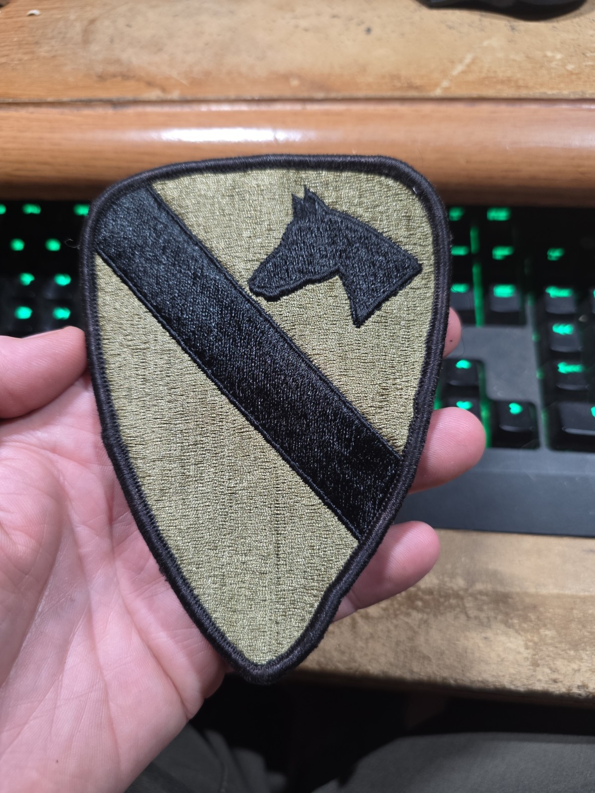 US Army 1st Cavalry Division OCP Embroidered Patch (Hook & Loop)!