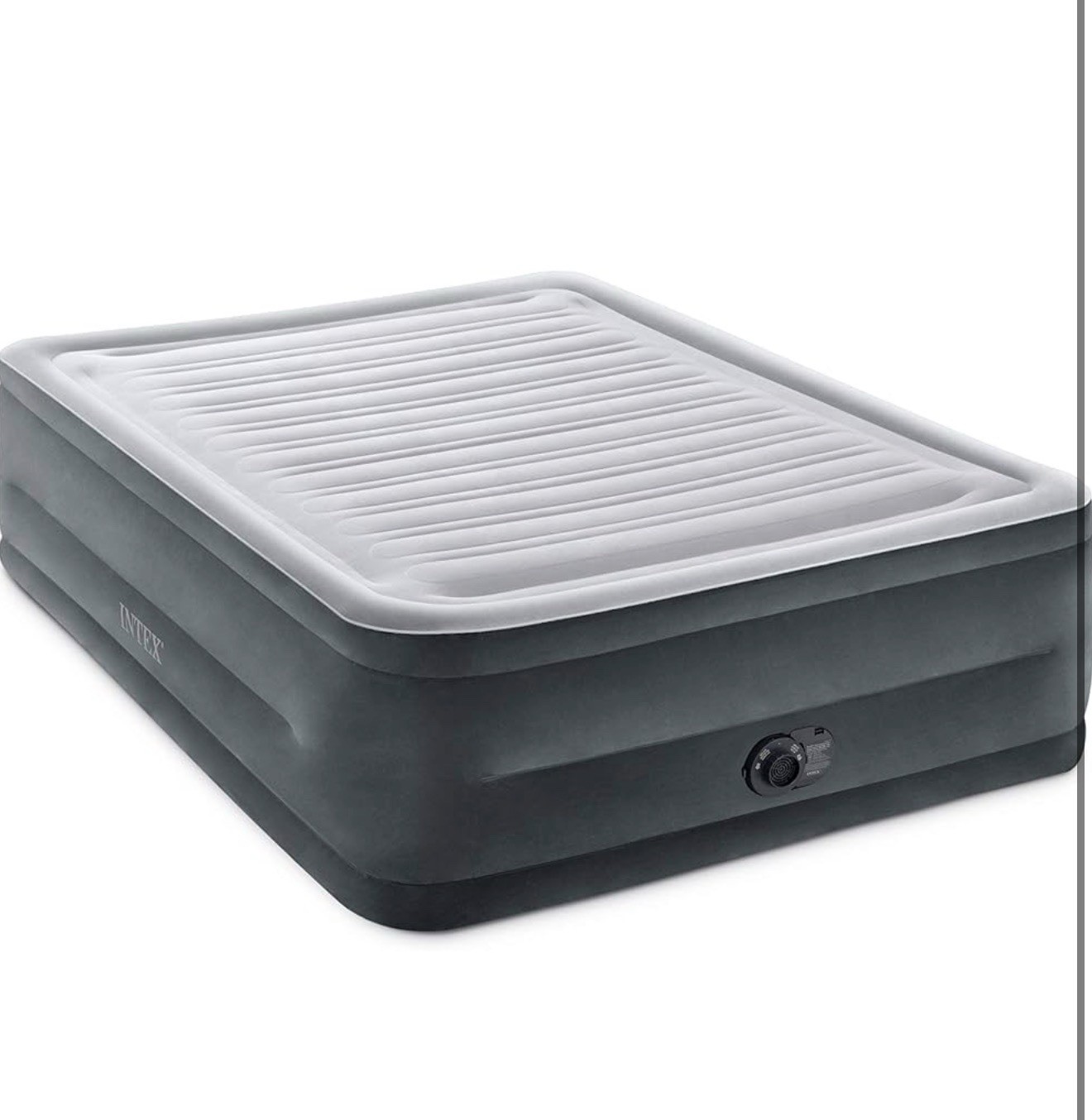 Air Mattress with Built In Air Pump Intex 64953E Deluxe Dual Zone 22" King Sized