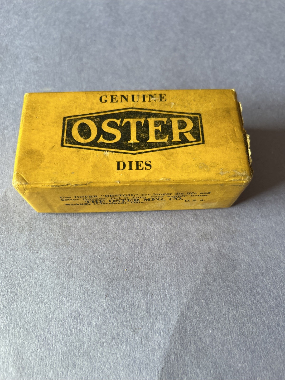 Genuine OSTER Dies X1  high speed steel 1 3/4”   N.C. BOLT   LH