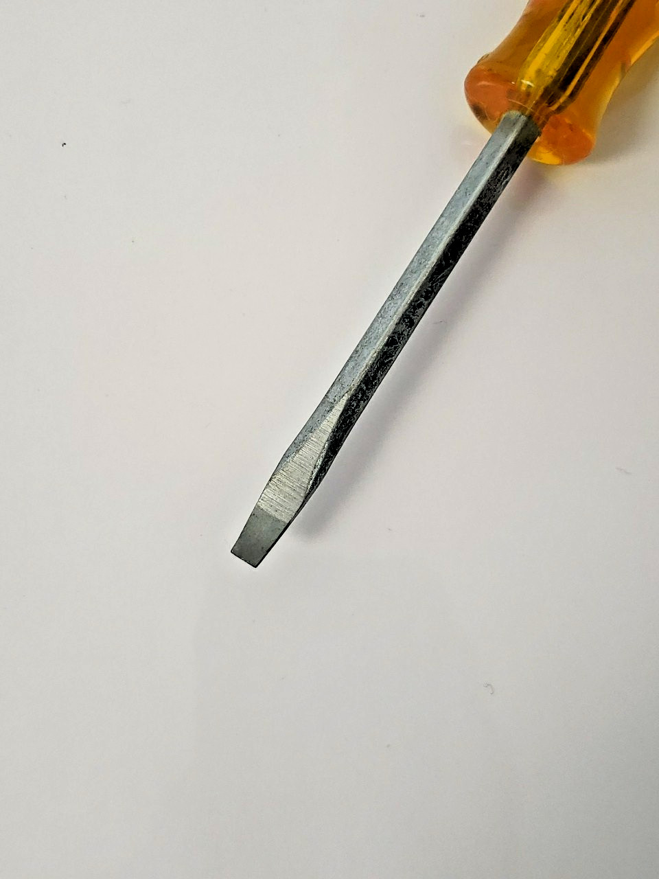 Xcelite S3163 3/16" x 3" Regular Square Blade Screwdriver, Amber Handle