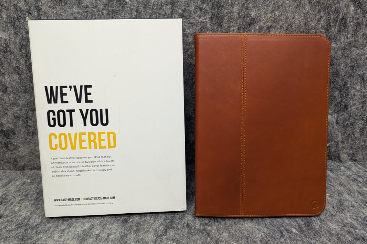 New CaseMade Real Full-Grain Leather Case Compatible Ipad 10.9” 10Th Gen (2022)