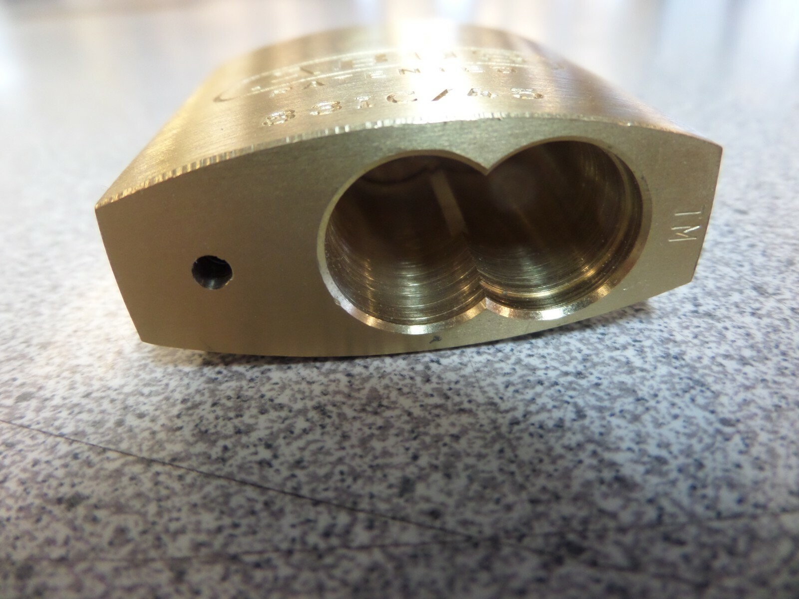 ABUS 83IC/45 BEST STYLE SMALL FORMAT IC CORE BRASS PADLOCK