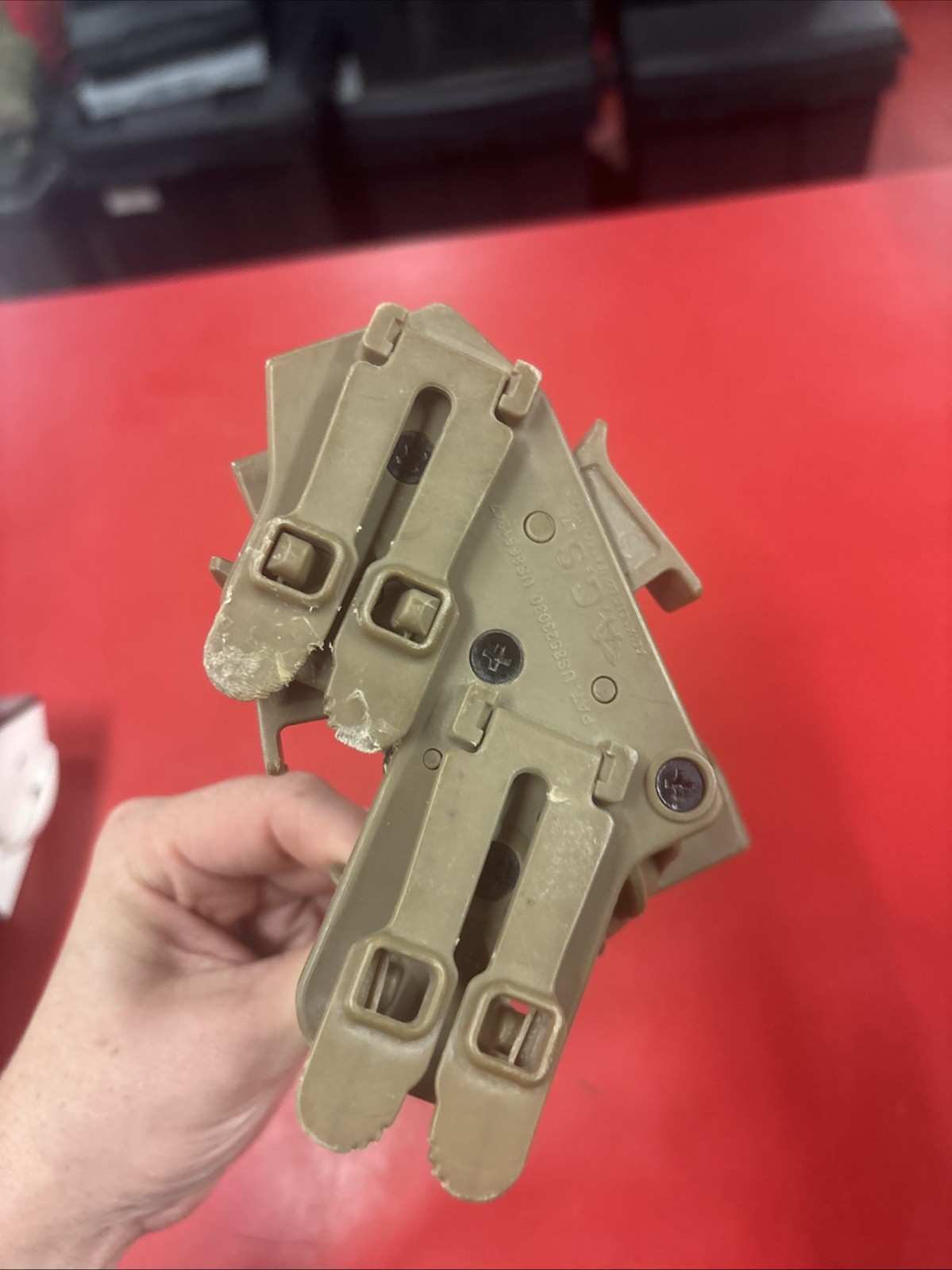 ACS Frag Grenade Holder Quick Release Holster-Coyote