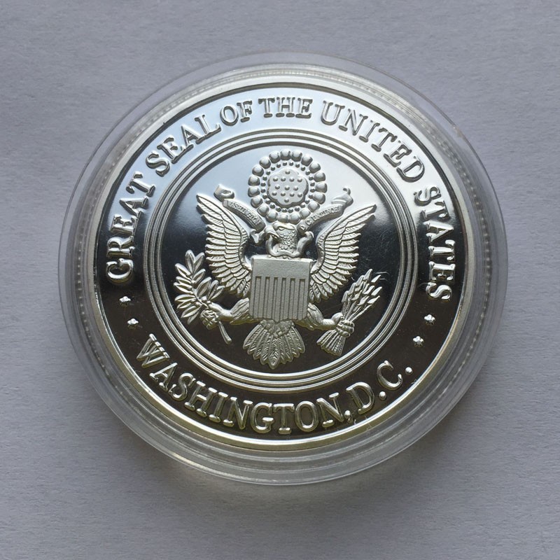 US CIA Central Intelligence Agency American Silver Eagle Challenge Coin Gift