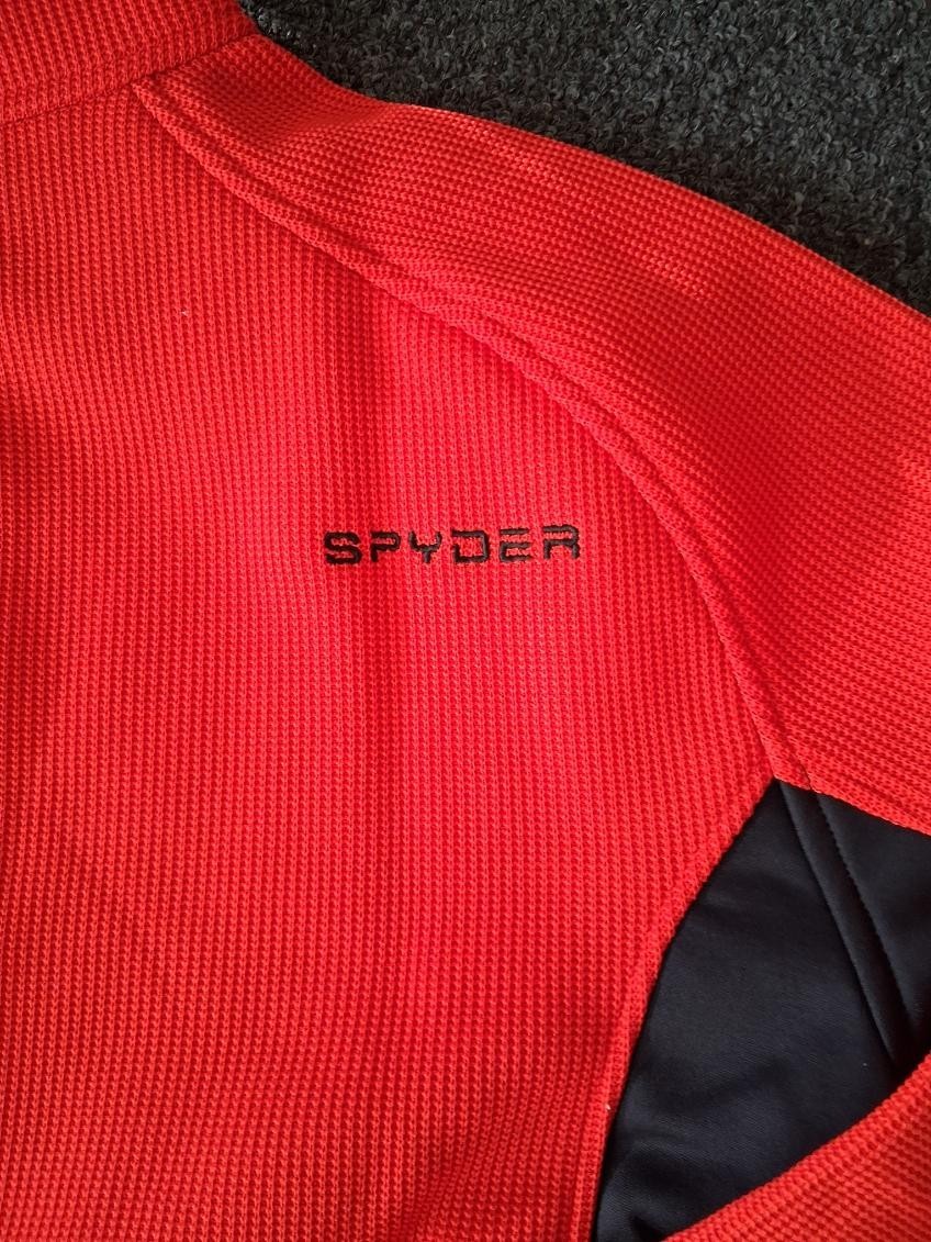 Spyder Half Zipper Pullover XL RED