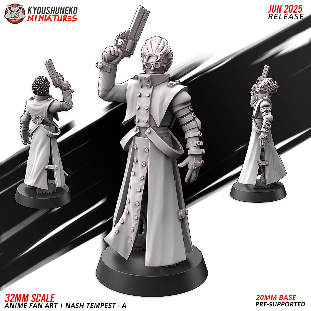 Nash Tempest - Resin Tabletop Miniature