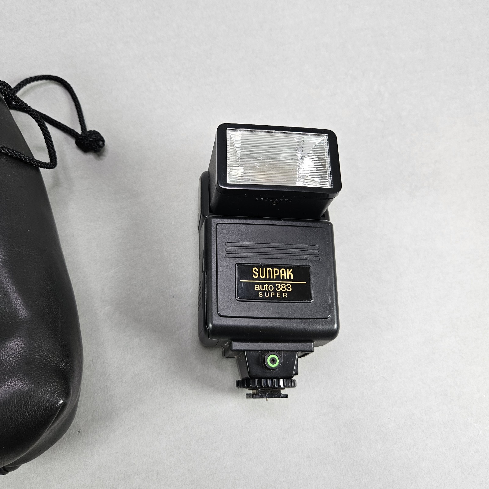 Sunpak Auto 383 Super Shoe Mount Flash Tested Works