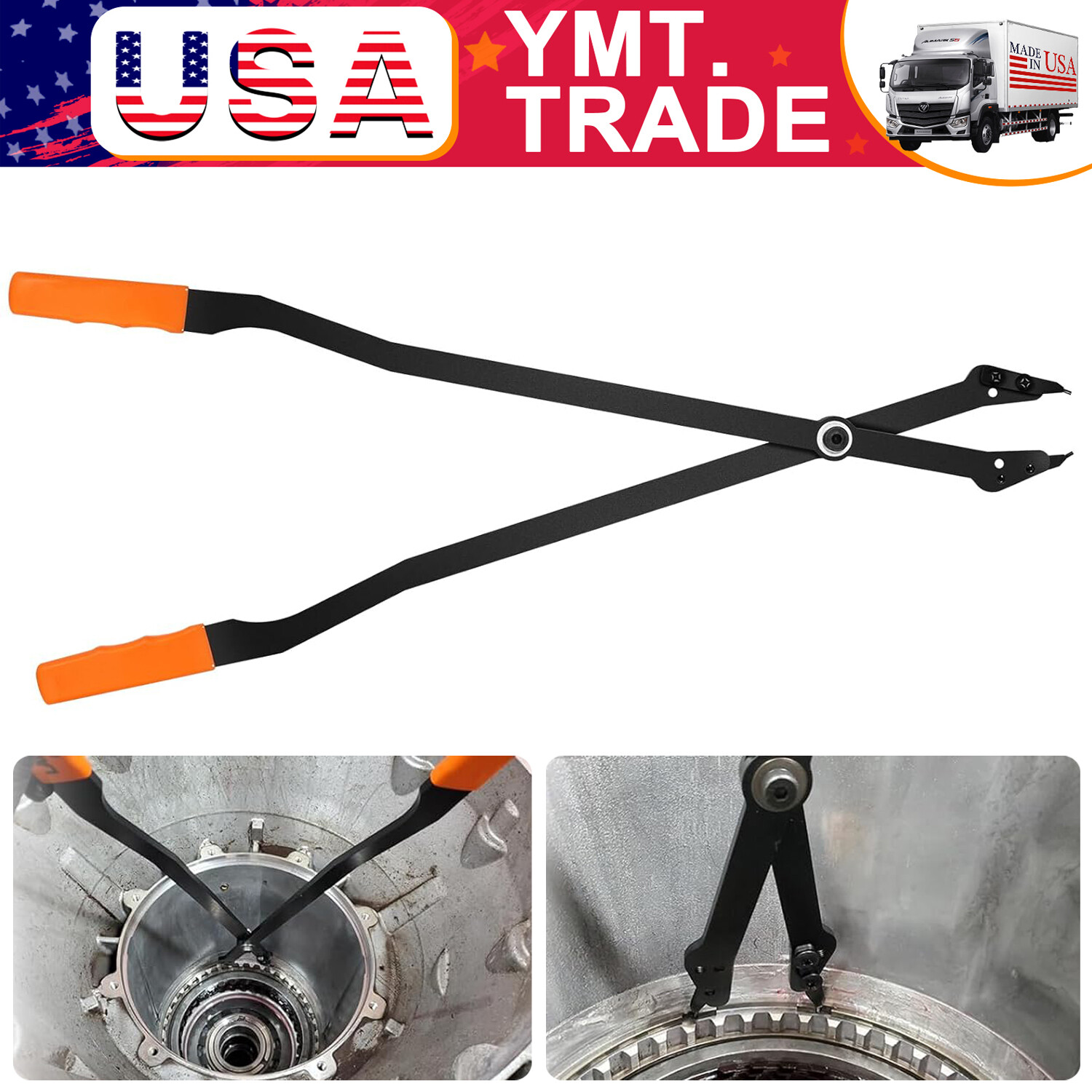 26" Internal Retaining Ring Pliers w/ Tips 1489 for GM 5L40 5L50 6L50 6L80 6L90
