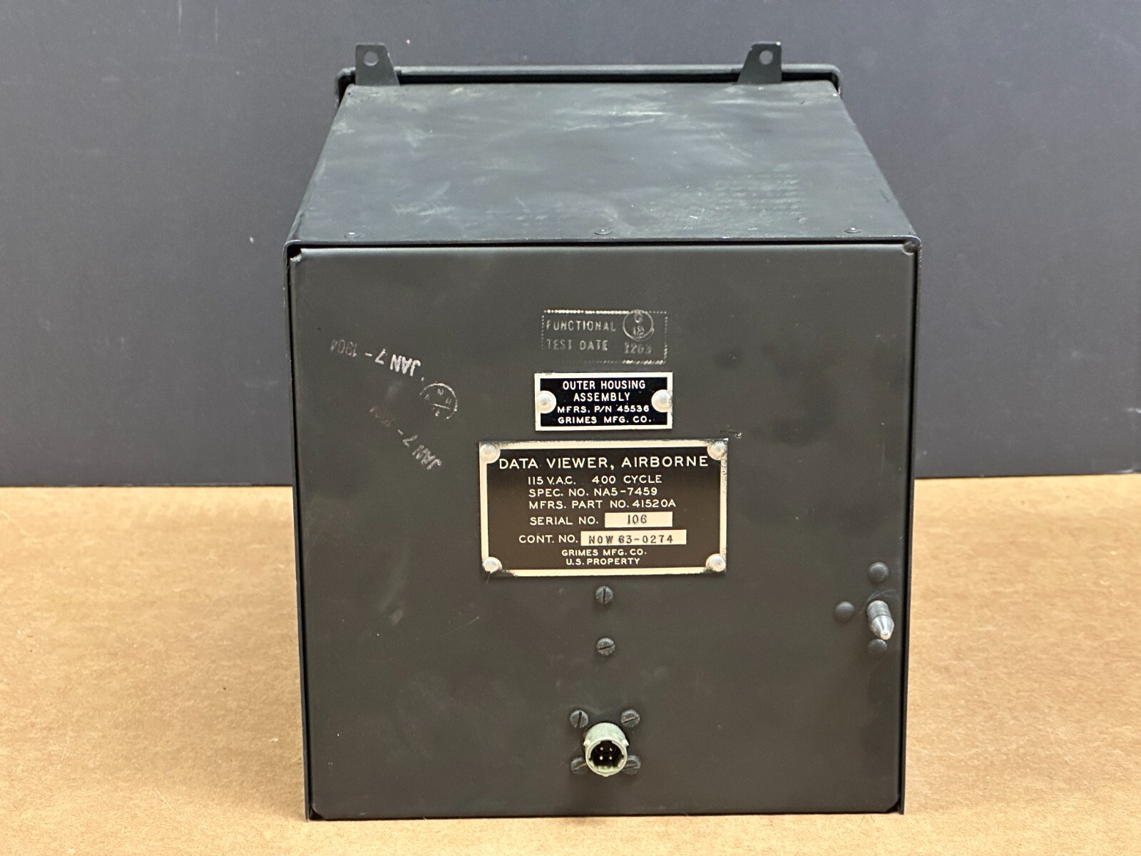 Grimes Data Viewer Airborne P/N NA5-7459 New