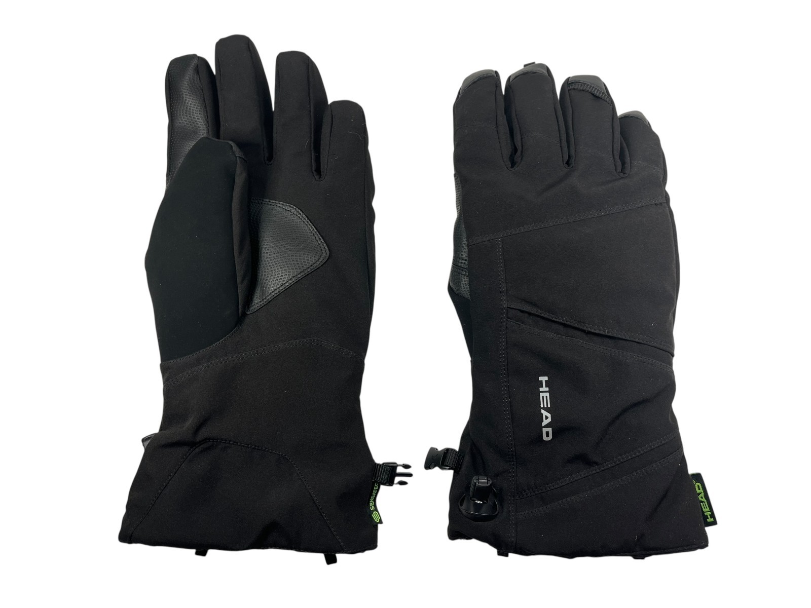 HEAD Black Warm WATERPROOF WINTER GLOVES Outdoor Ski Snowboard Hike Men's XL