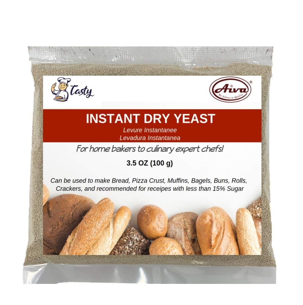 AIVA Instant Dry Yeast | Fast Acting Instant Yeast | Perfect for Baking Cake,...