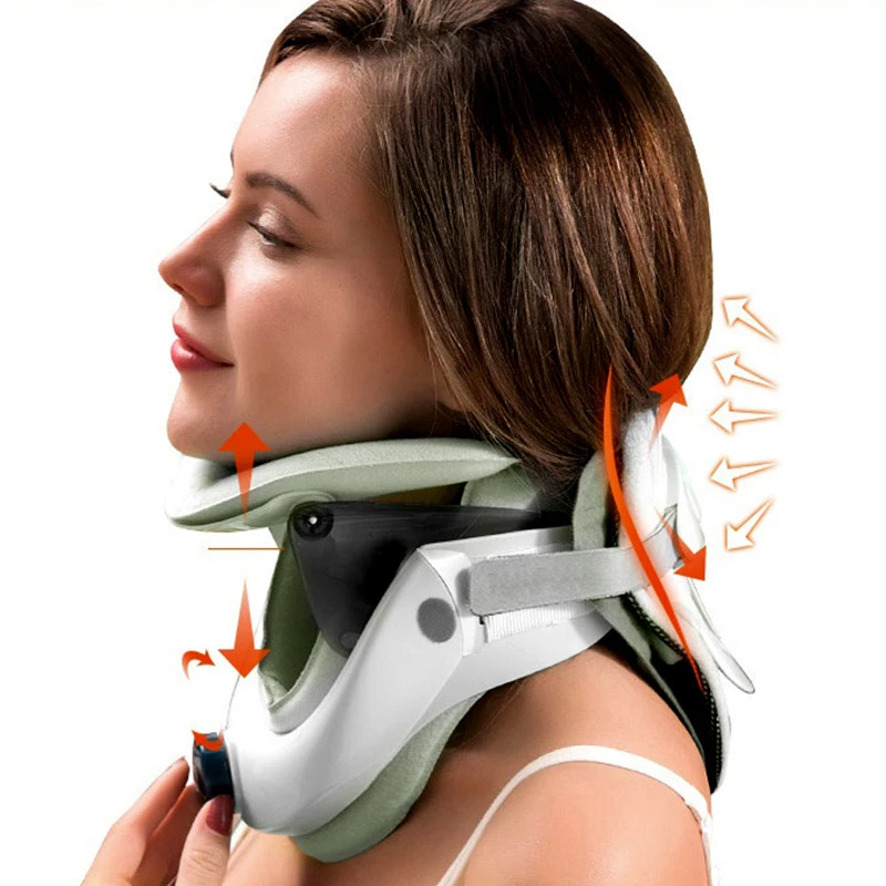 Air sac Adjustable Neck Stretcher Collar for Home Traction Spine Alignment Cervi