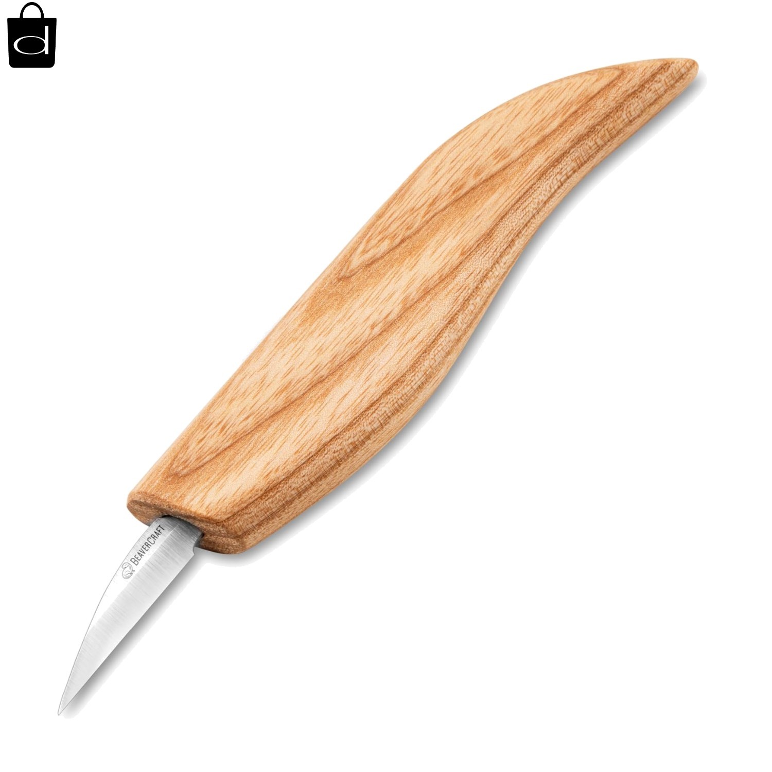Beavercraft Wood Carving Knife C15 1.5" Wood Whittling Knife for Details Wood Ca
