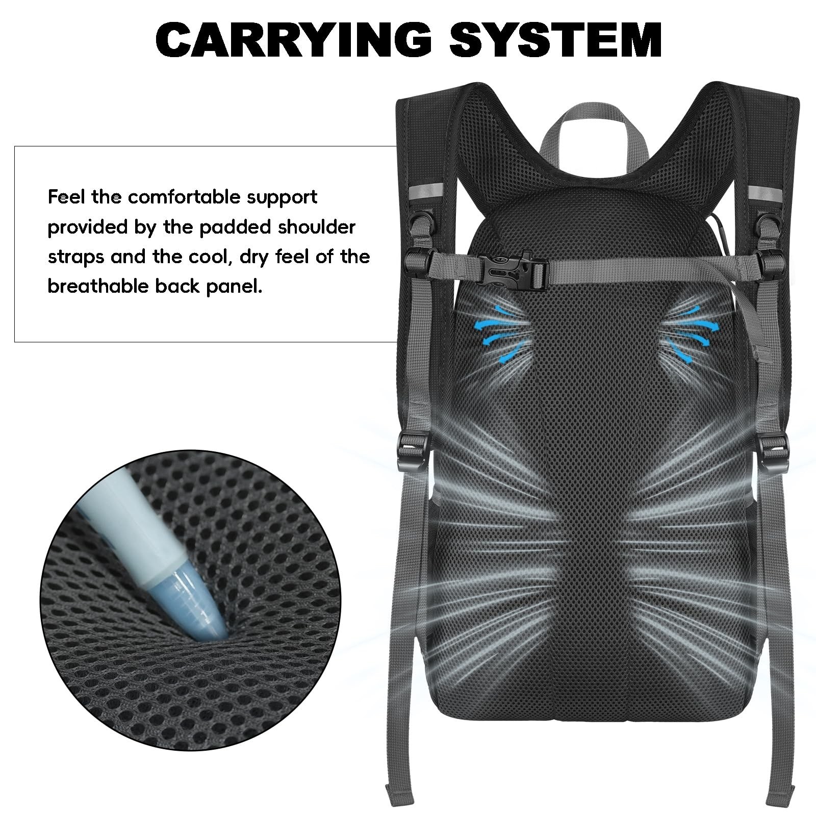 Seektop 20L Foldable Waterproof Hiking Backpack, Ultralight Small Lightweight...