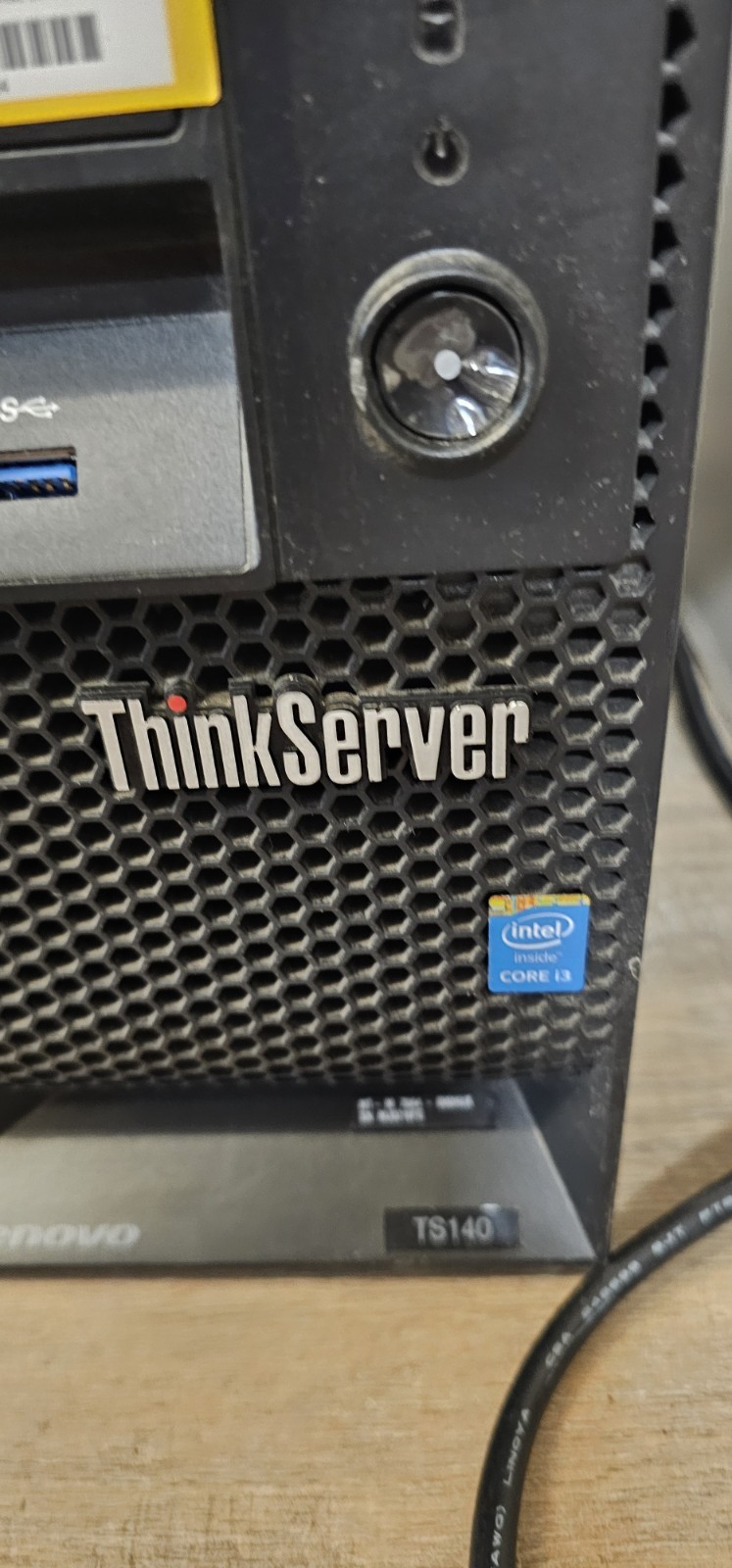 Lenovo ThinkServer Computer TS 140 CD Intel i3 Used Power Tested Only