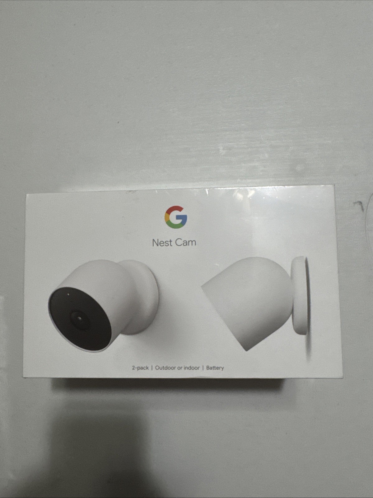 Google Nest Cam Battery Indoor/Outdoor Surveillance Camera 2 Pk G3AL9 New Sealed