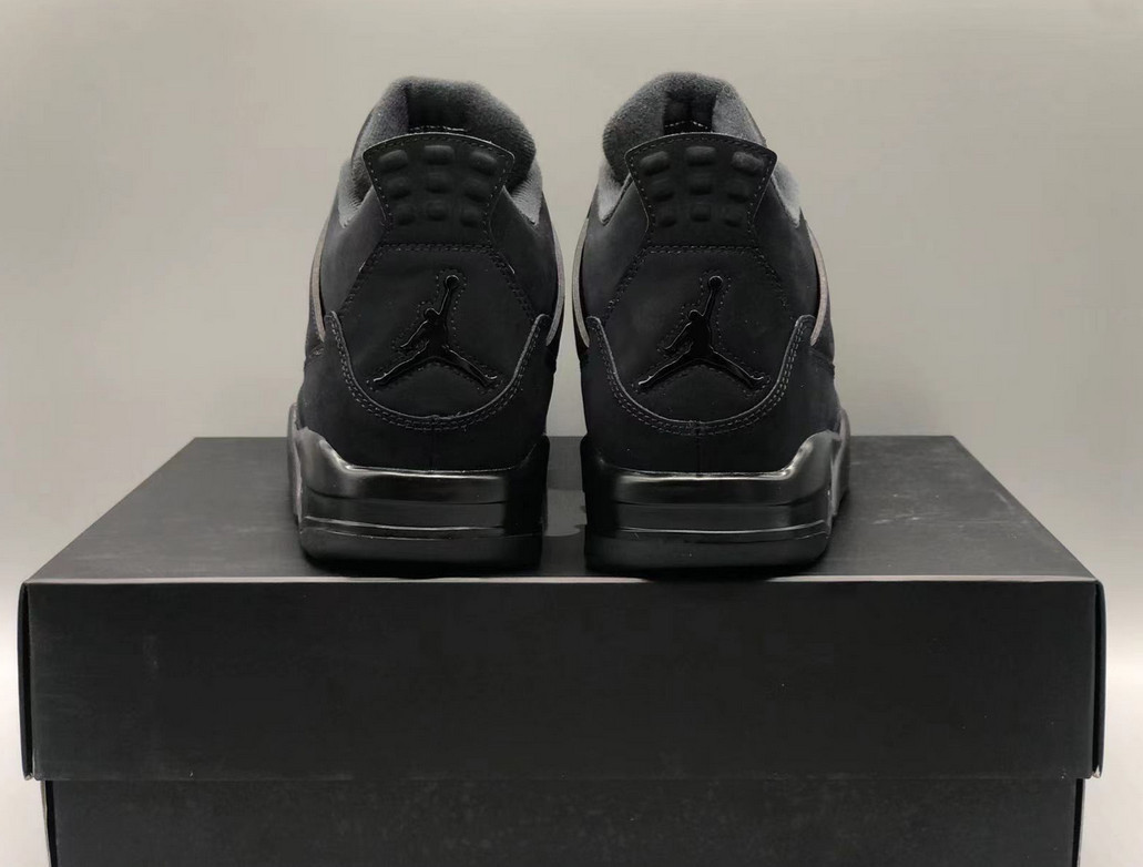 Jordan 4 "Black Cat" Men's Retro Basketball Shoes Mid Top US 7-12