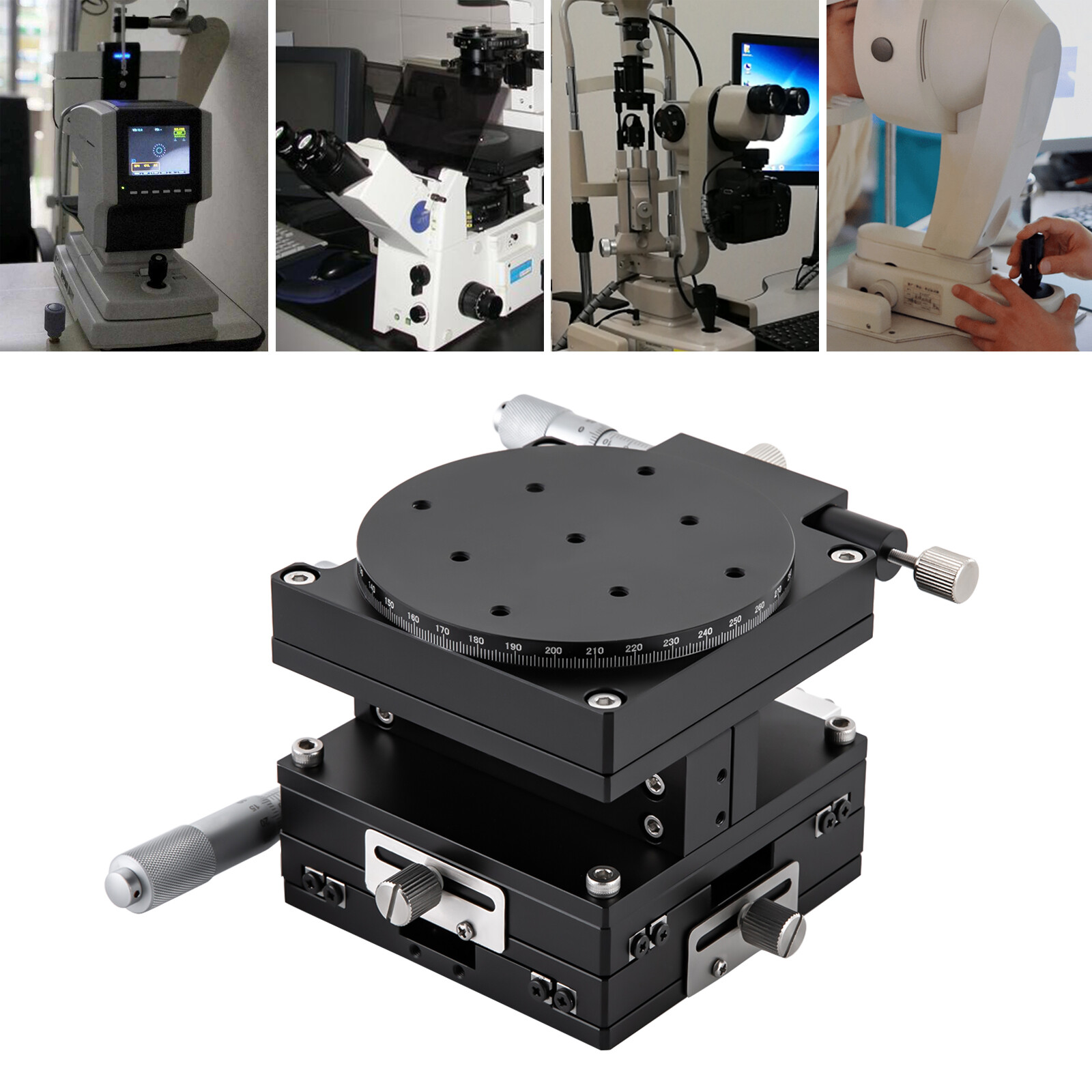 XYZR Micrometer Linear Stage Manual Accuracy Optical Linear Positioning Stage