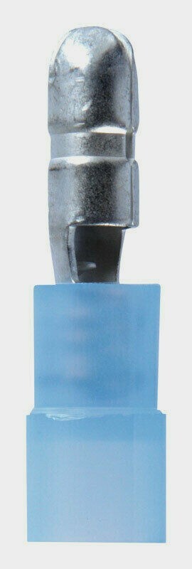 Jandorf Terminal MALE BULLET 5pk BLUE 16-14 Ga 0.157" Tab Nylon Insulated 60849