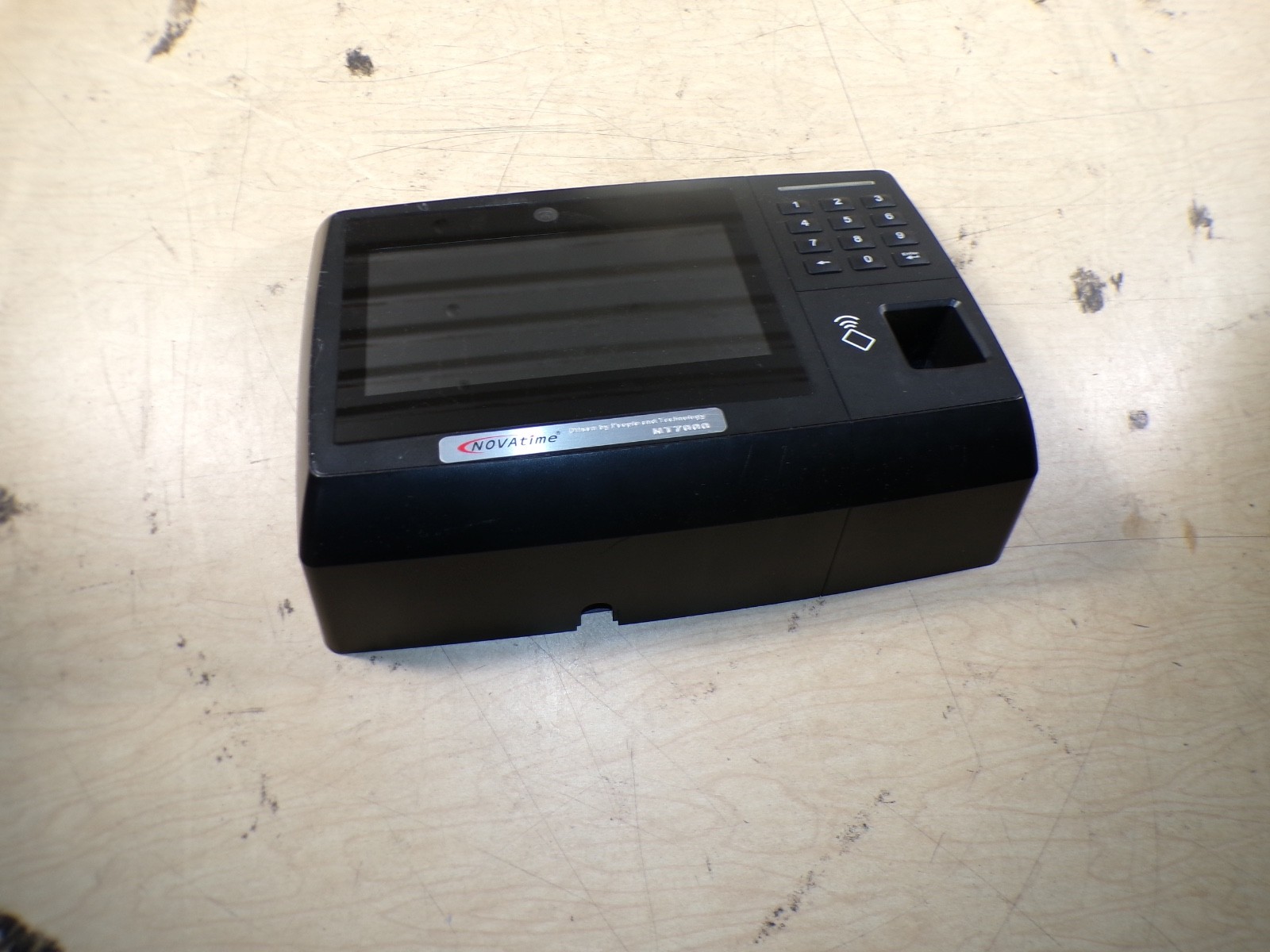 NOVATIME NT7000 TIME CLOCK FINGERPRINT ID **UNTESTED