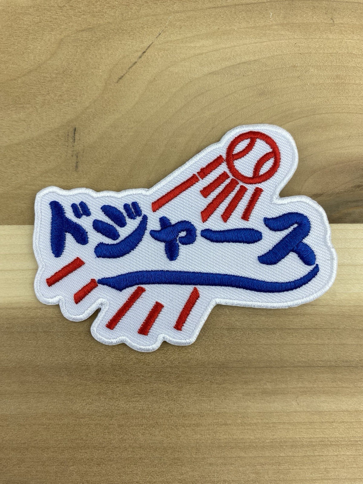 La Dodgers Japanese Logo Embroidered Iron On Patch 3”