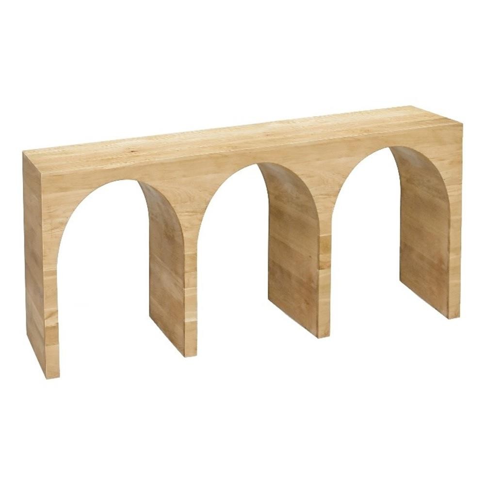 Meridian Furniture June White Oak Console Table