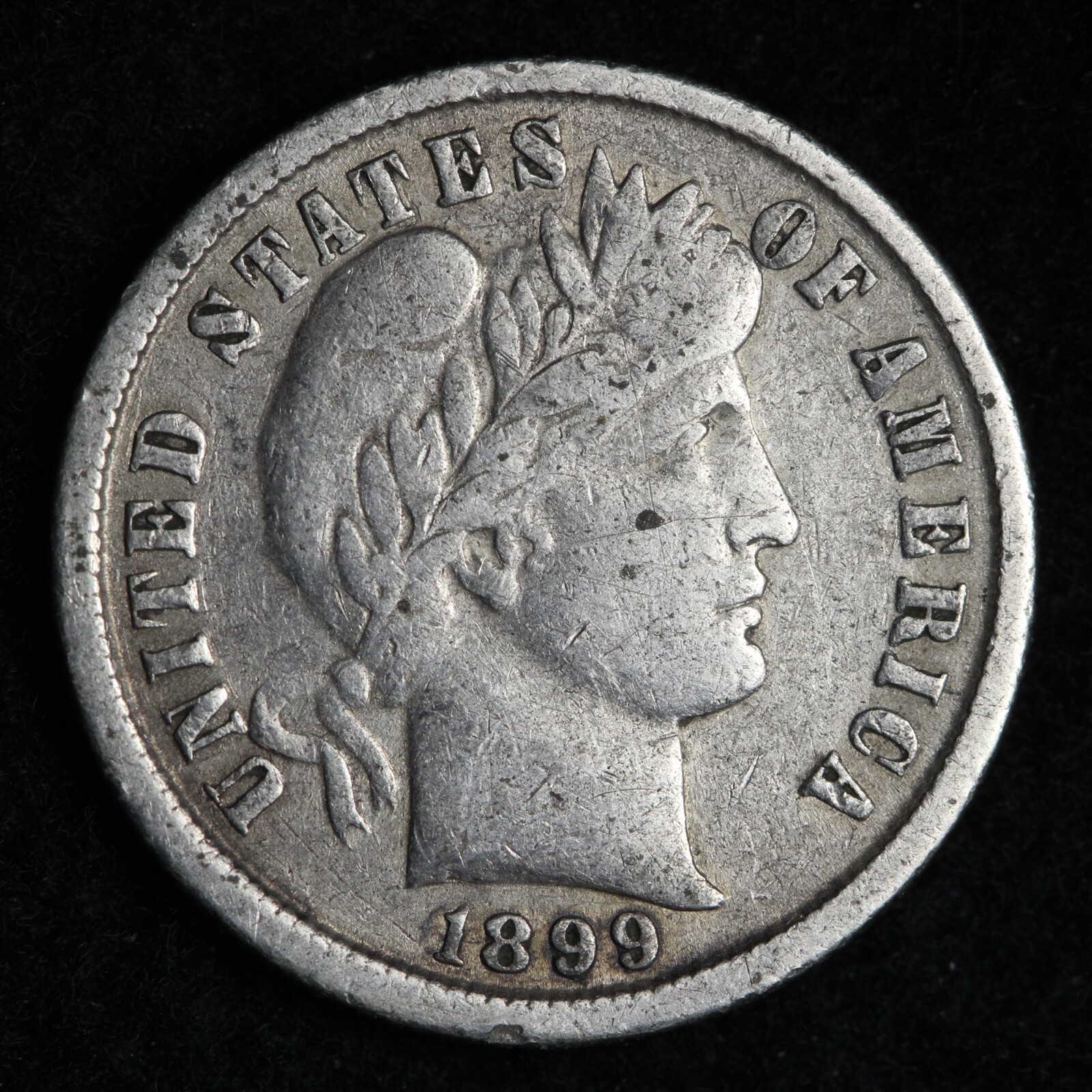 1899 Barber Silver Dime CHOICE XF E171 WCH