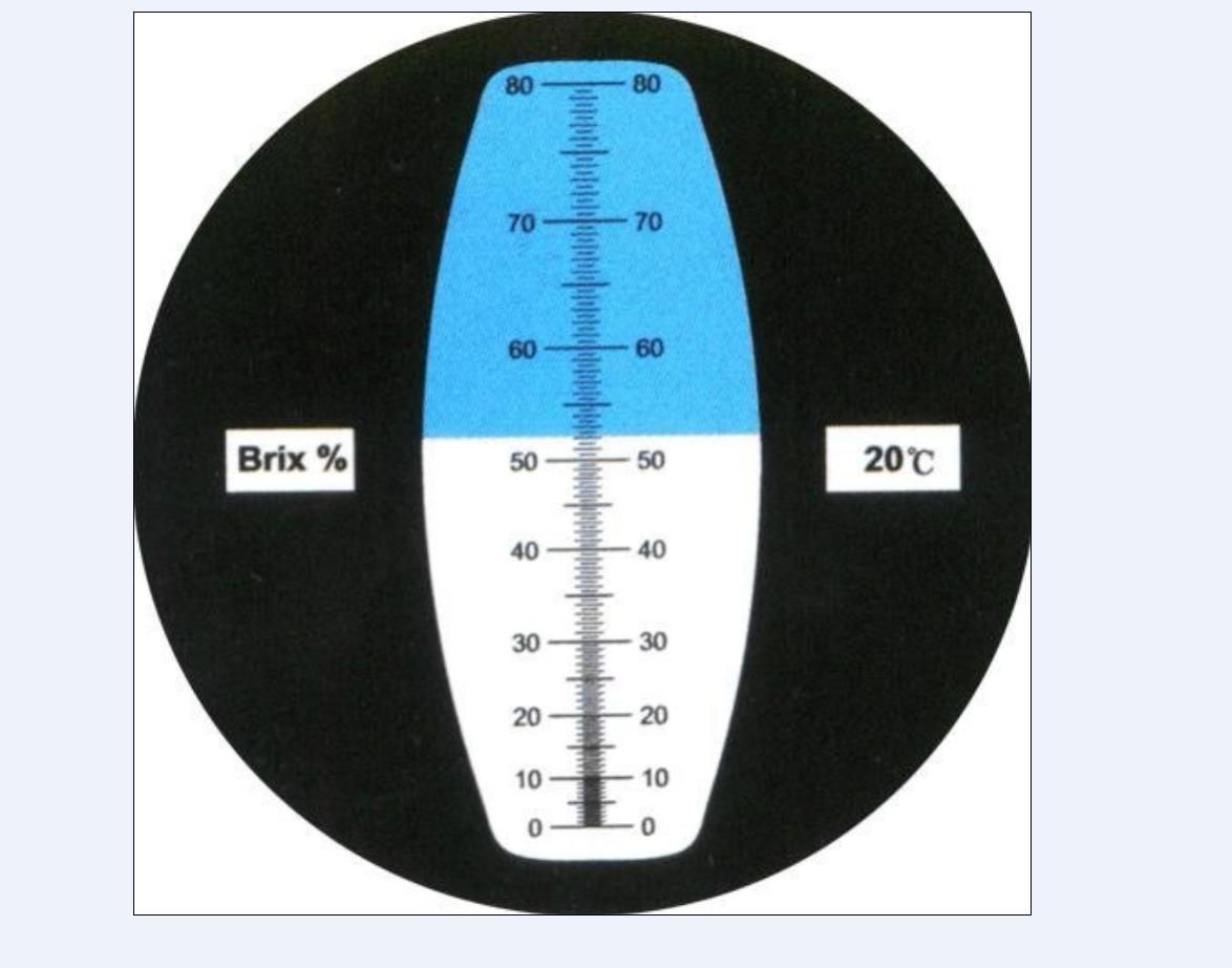 0-80% Brix Refractometer Syrup, Jam, Sauces, Maple, Juice Concentrates. HD Image