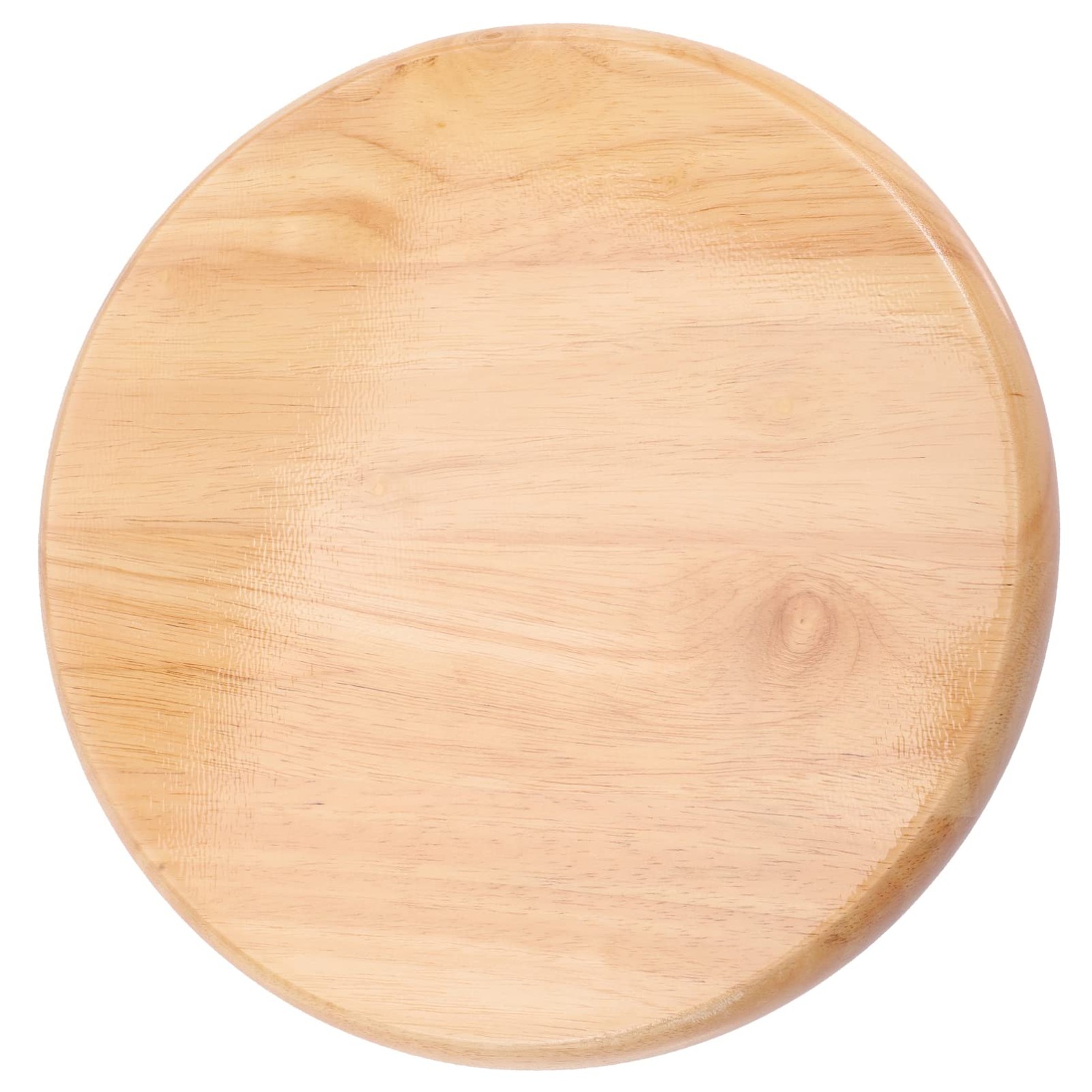 VOSAREA Wooden Bar Stool Seat Replacement Round Chair Seat Top Wood Seat Repl...