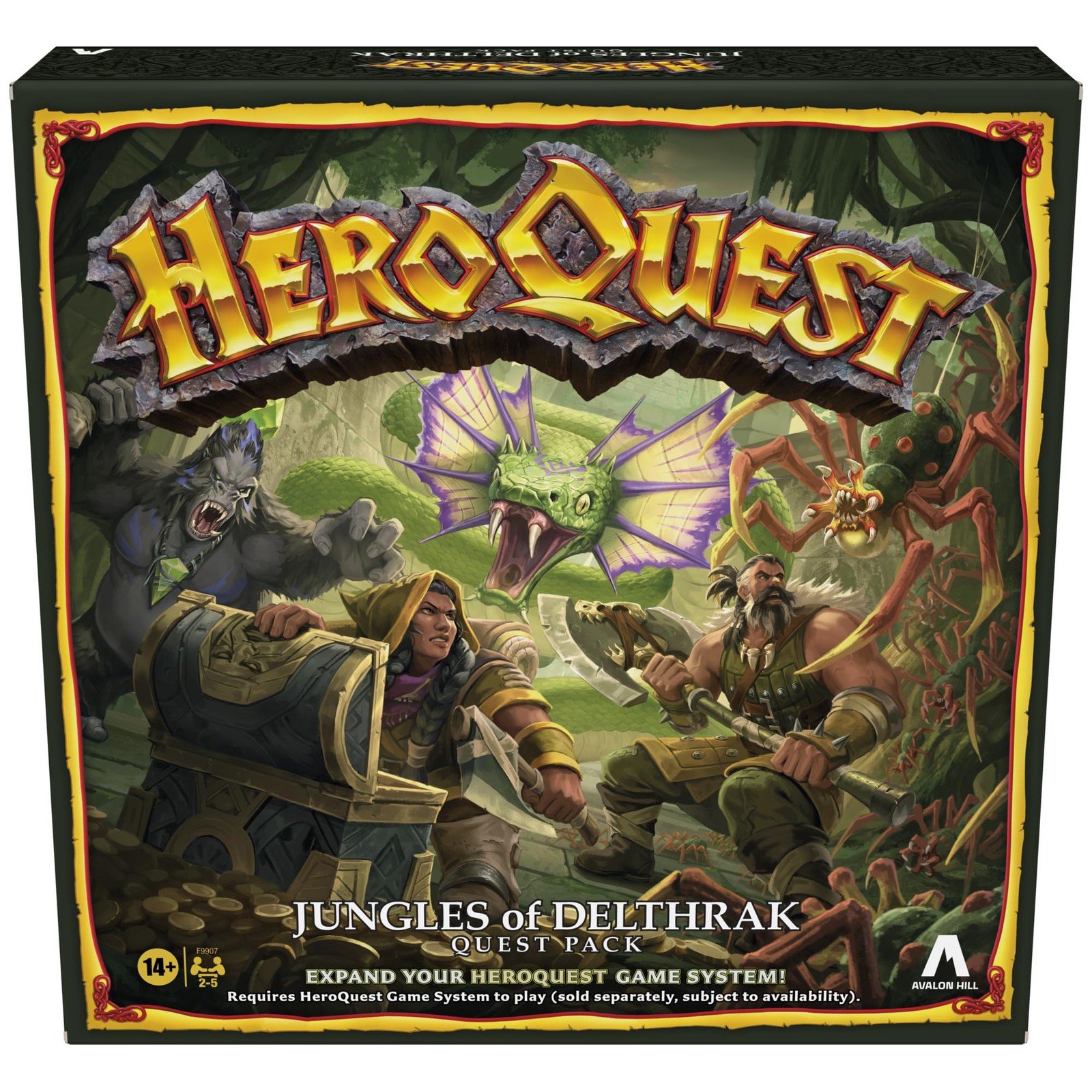 Avalon Hill HeroQuest Jungles of Delthrak Quest Pack | Roleplaying Games
