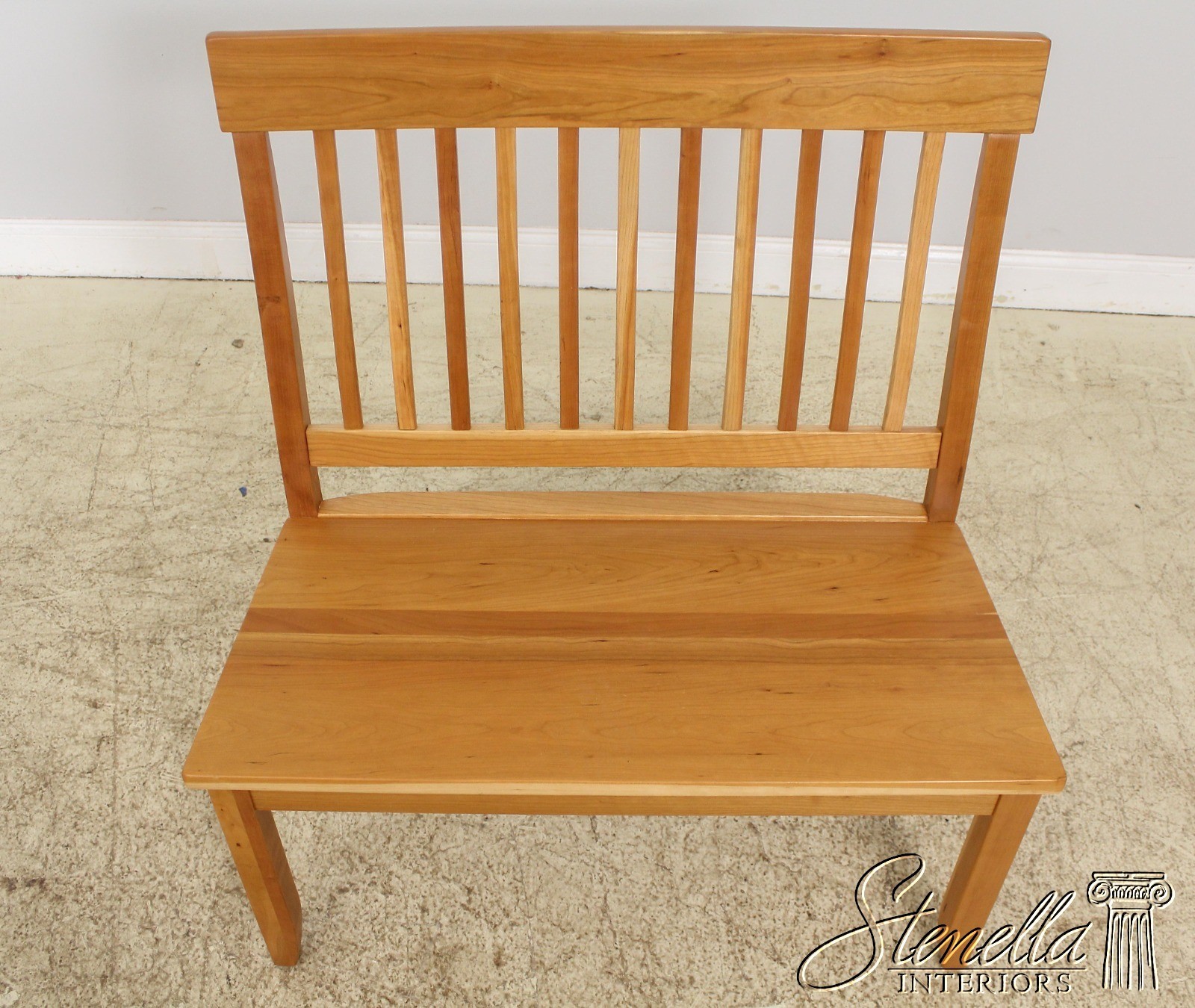 F56335: Country Design Solid Cherry Bench Or Settee