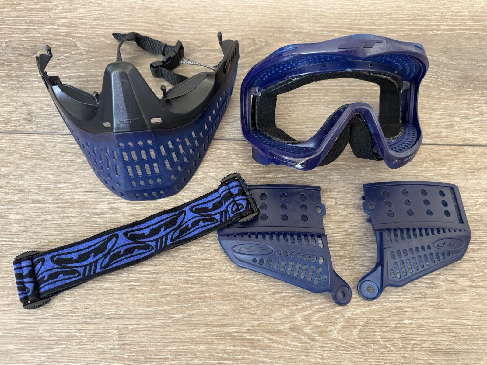 JT Paintball ProFlex Paintball Mask Parts - LE Blue Ice