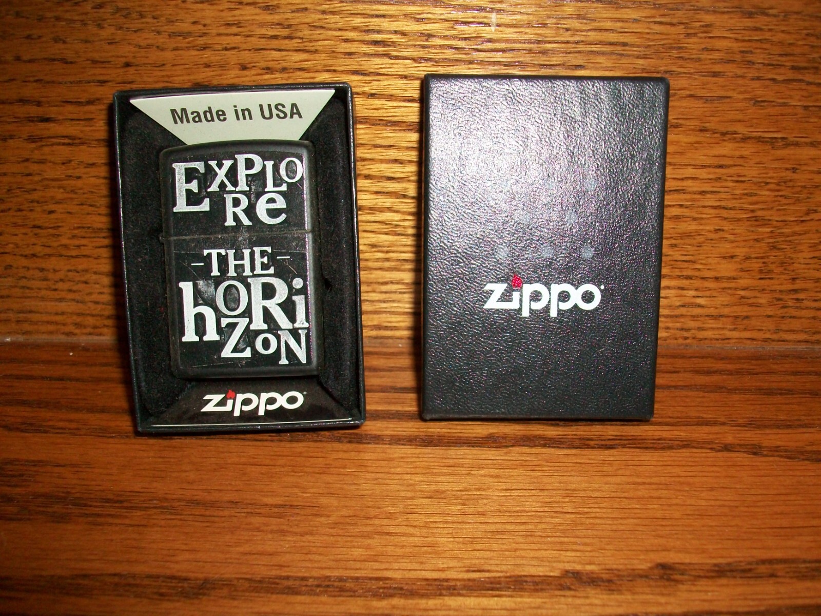Genuine Zippo Lighter #218 Explore The Horizon--NIB-Ships FREE