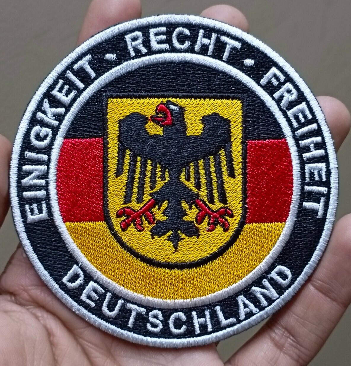Aufnäher Deutschland Germany Court Of Arms Iron On Patch-Sew Patch-Embroidered