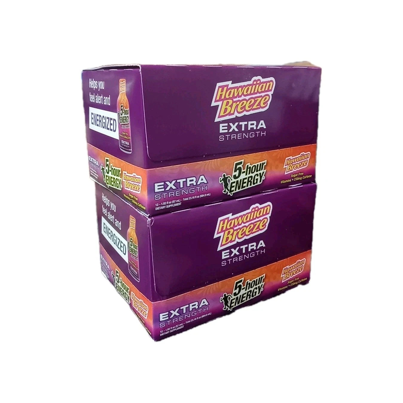 5-hour ENERGY Extra Strength Energy Shot Hawaiian Breeze Flavor  Lot of 36
