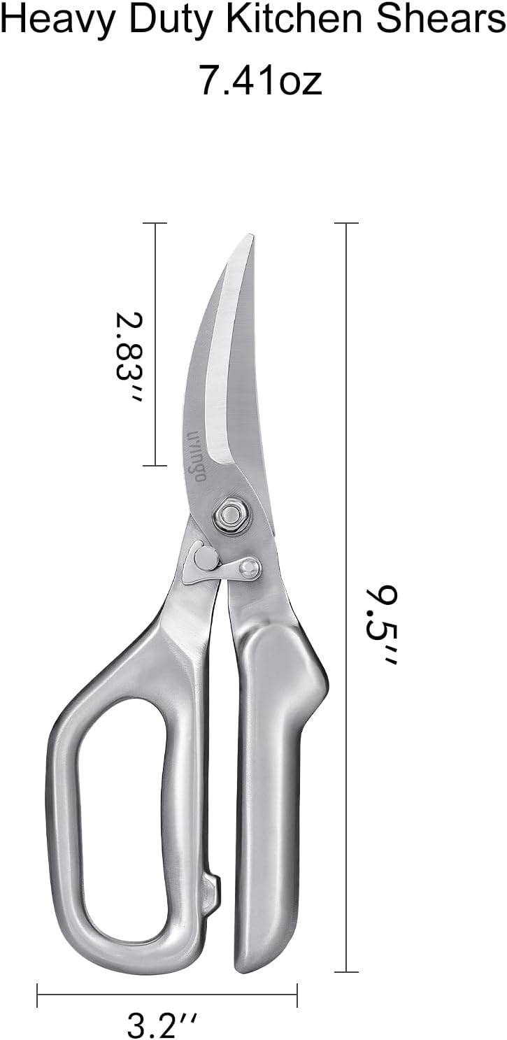 Kitchen Scissors - Heavy Duty Poultry Shears Sharp Cutting Food Chicken Bone ...